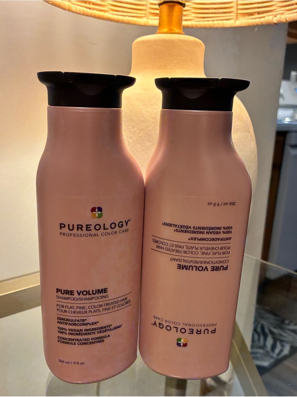 Pureology Pure Volume Shampoo & Conditioner Duo 9 oz Each Color Treated Hair